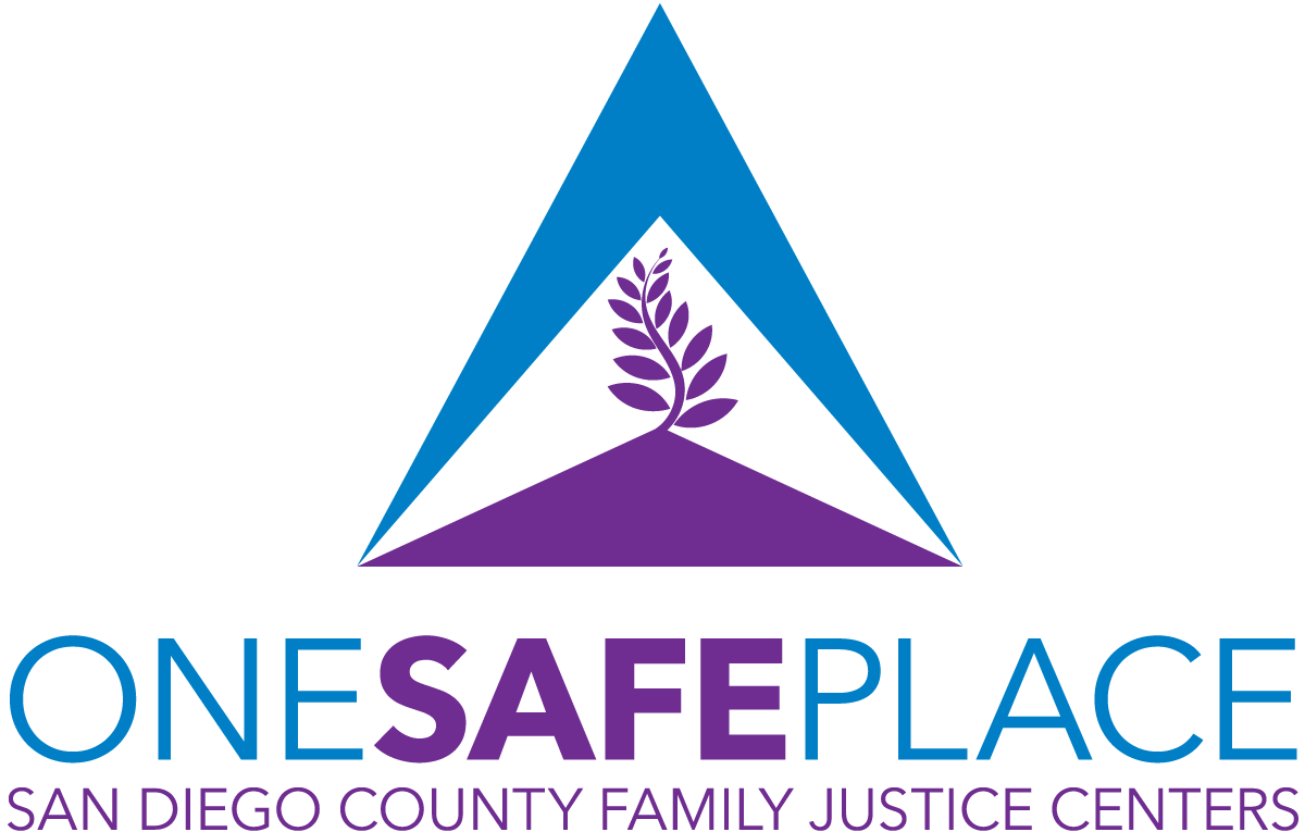 Logo of One Safe Place: The Northern County Family Justice Center, San Diego County.