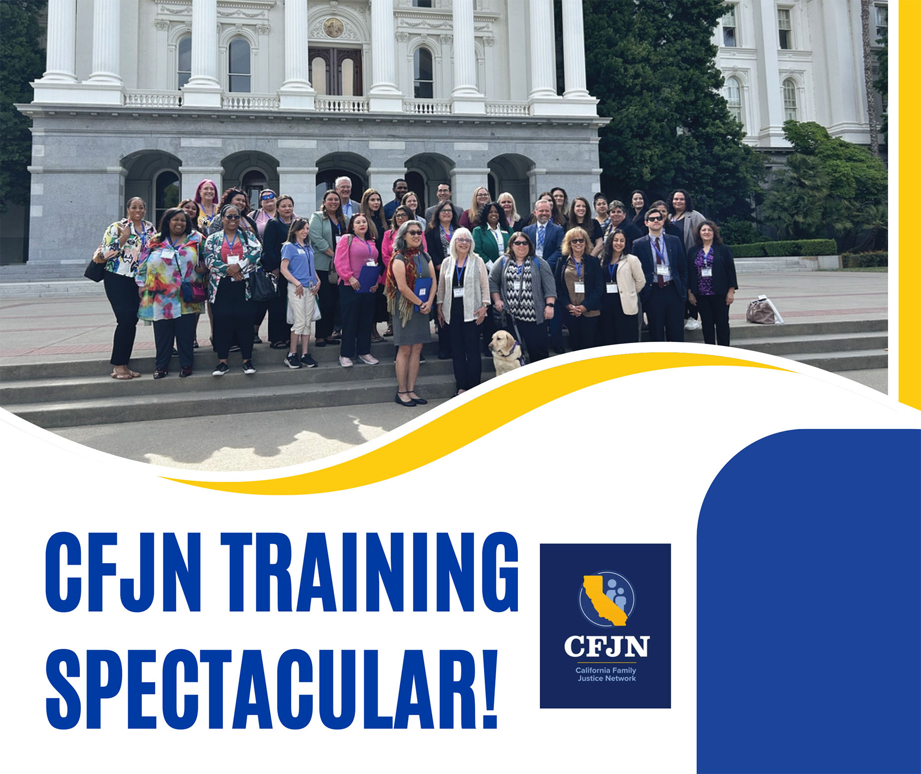 Graphic for training flyer.